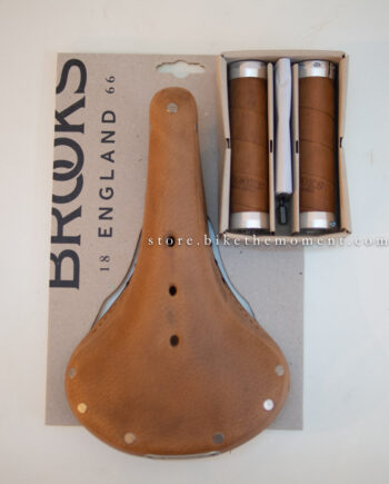 BROOKS Aged Slender Grip 復古皮革把手 + 座墊