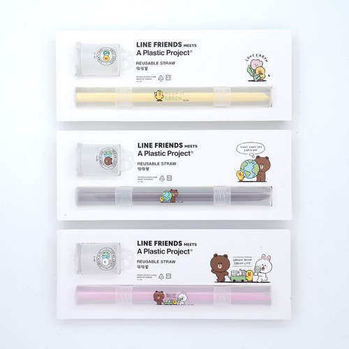 LINE FRIENDS MEETS A Plastic Project —— 限量聯名環保「吸吸管」 DSC00822