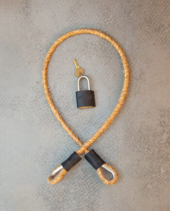 Dalman Supply Jon Lock 麻繩(鋼索)鎖 - Black 加長版